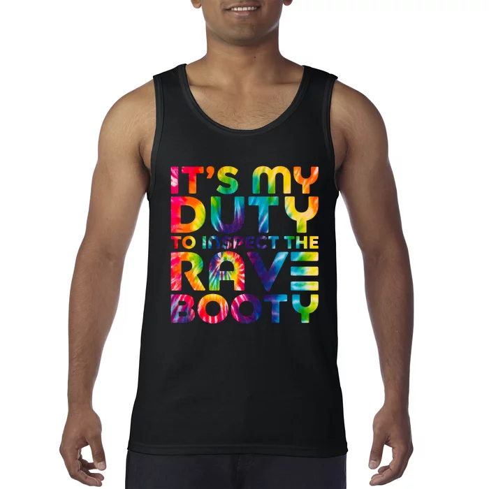 Rave Booty Quote Funny EDM Music Festival Outfit Tank Top