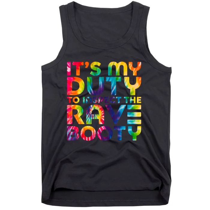 Rave Booty Quote Funny EDM Music Festival Outfit Tank Top