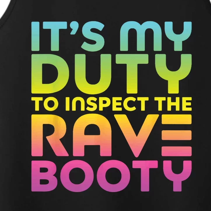 Rave Booty Quote Funny EDM Music Festival Outfit Performance Tank