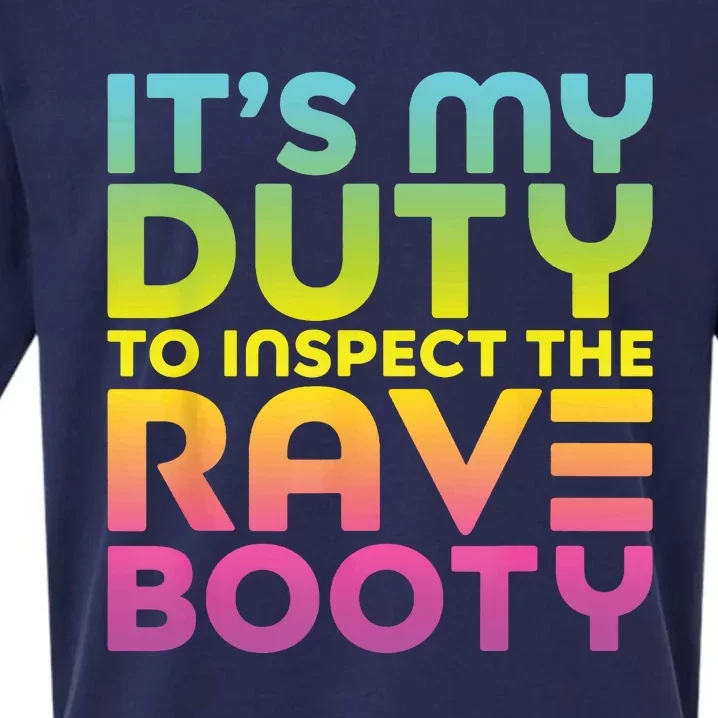 Rave Booty Quote Funny EDM Music Festival Outfit Sueded Cloud Jersey T-Shirt