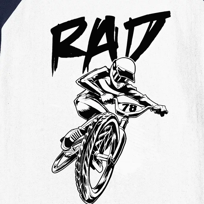 Rad Bmx Baseball Sleeve Shirt