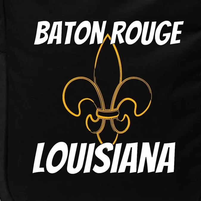 Retro Baton Rouge La Louisiana Apparel Souvenir Impact Tech Backpack