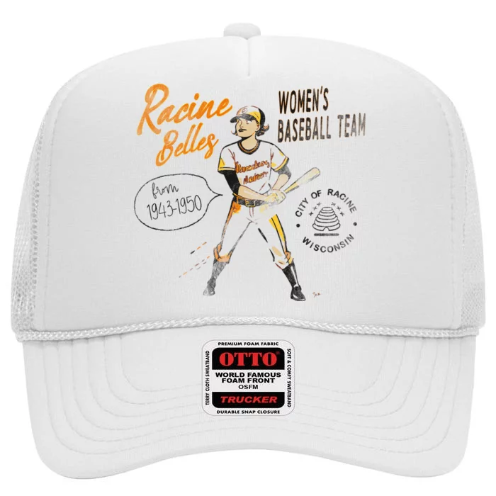 Racine Belles High Crown Mesh Trucker Hat