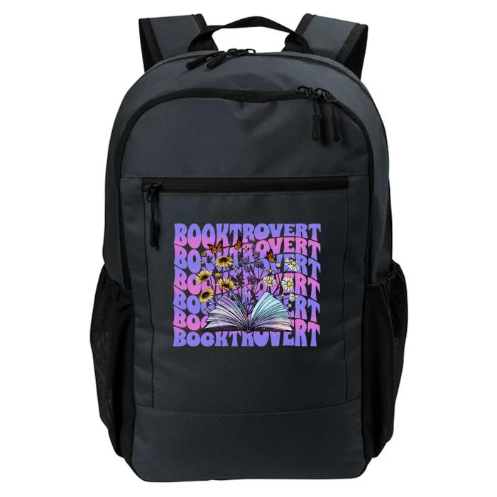 Reading Booktrovert Repeat Funny Bookish Reader Introvert Gift Daily Commute Backpack