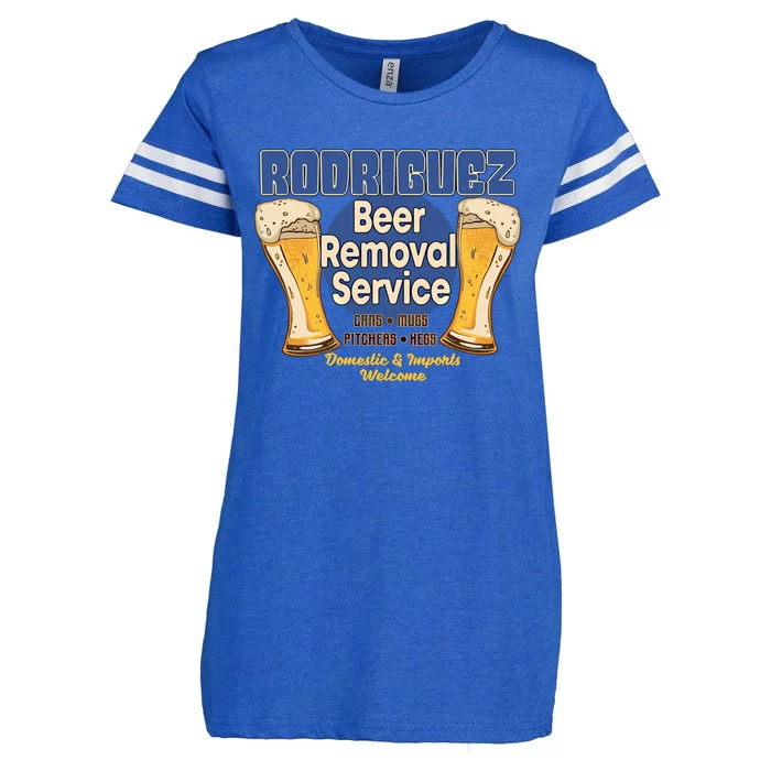 Rodriguez Beer Removal Service Funny Party Ing Gift Enza Ladies Jersey Football T-Shirt