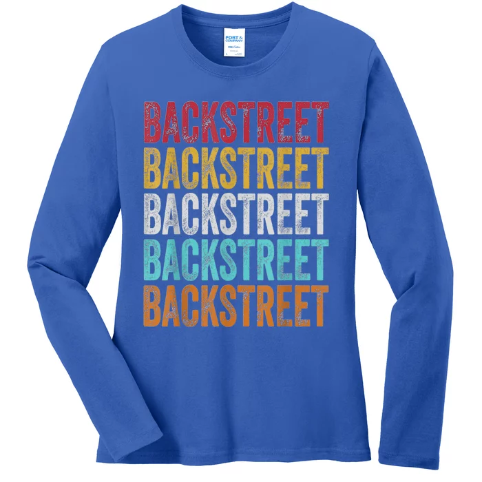 Retro Backstreet Ladies Long Sleeve Shirt