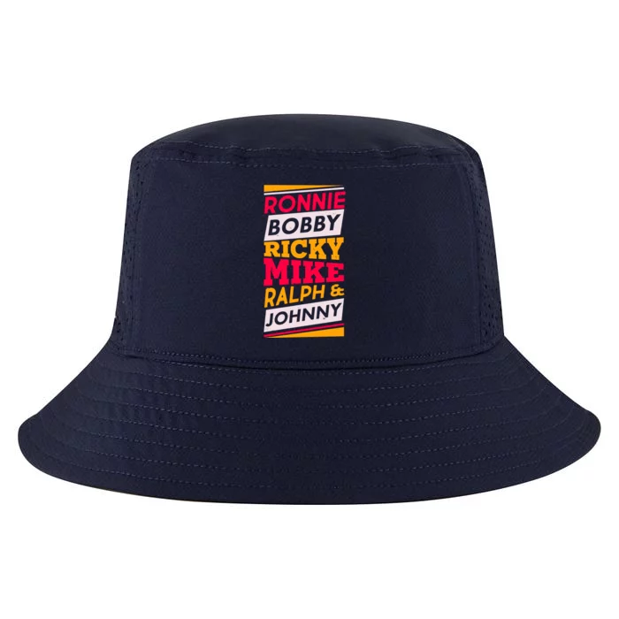 Ronnie Bobby Ricky Mike Ralph And Johnny Cool Comfort Performance Bucket Hat