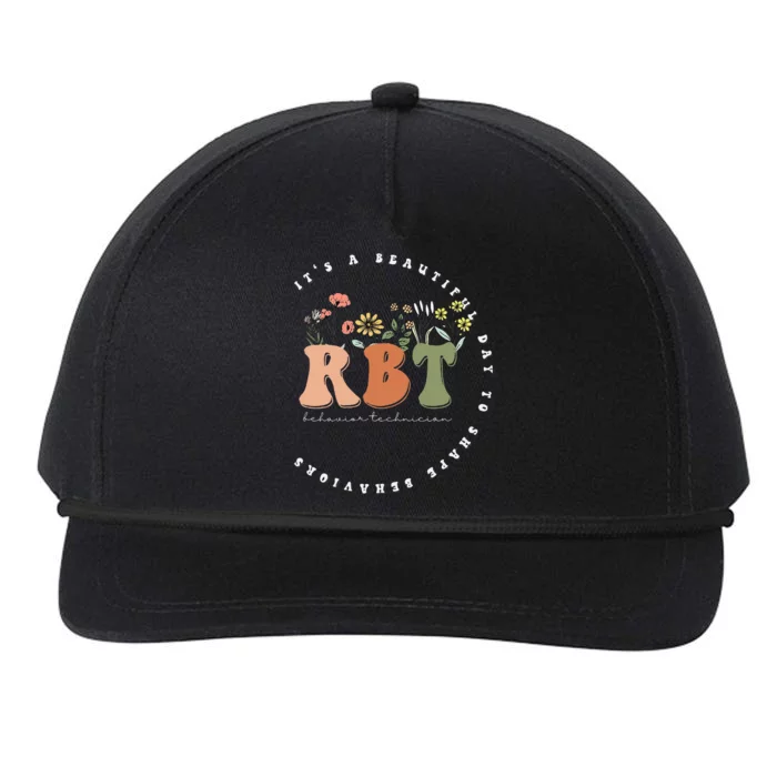 Registered BehaviorTechnician RBT Behavior Therapist ABA Snapback Five-Panel Rope Hat