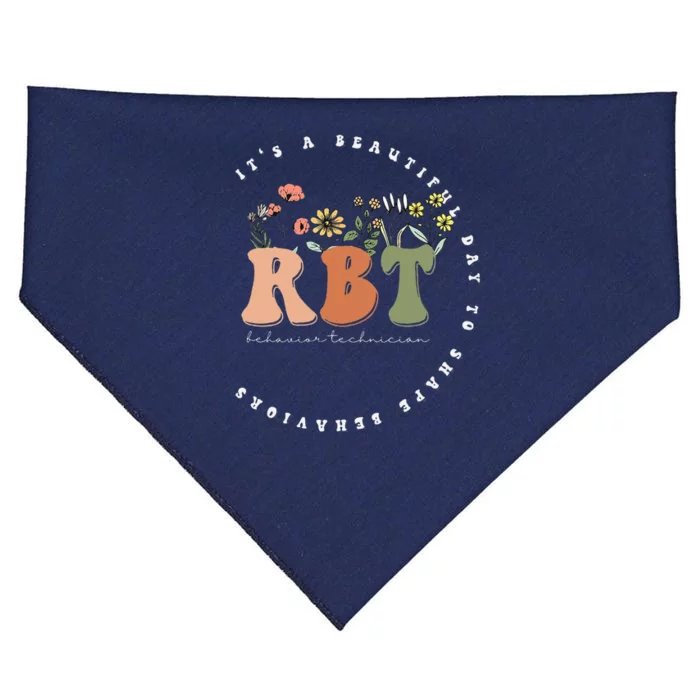 Registered BehaviorTechnician RBT Behavior Therapist ABA USA-Made Doggie Bandana