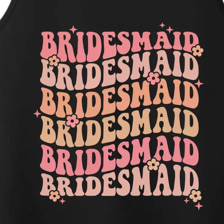 Retro Bridesmaid Performance Tank