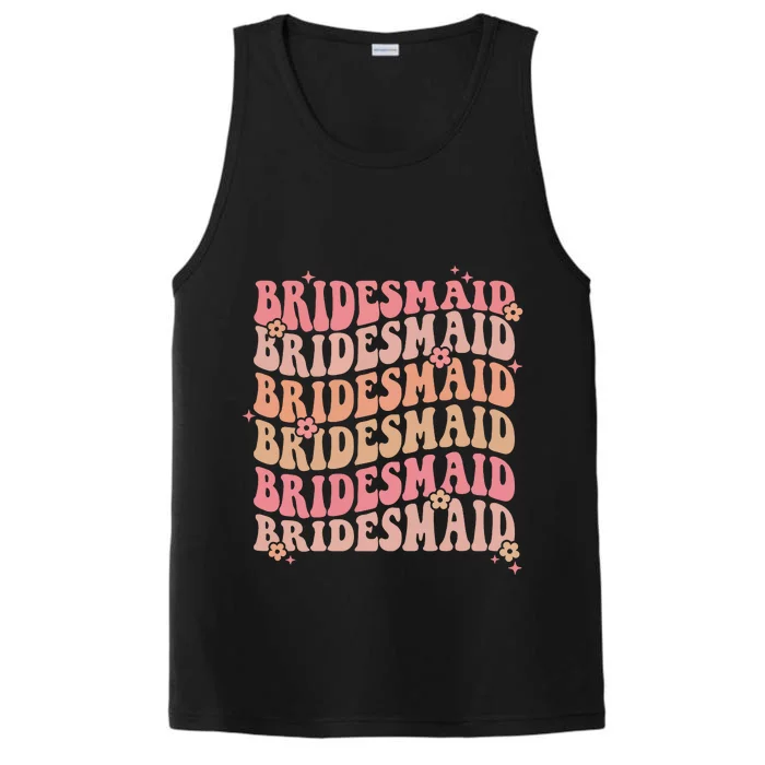 Retro Bridesmaid Performance Tank