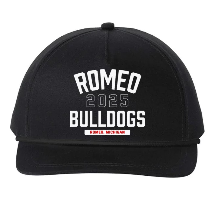 Romeo Bulldogs Romeo Michigan 2025 Snapback Five-Panel Rope Hat