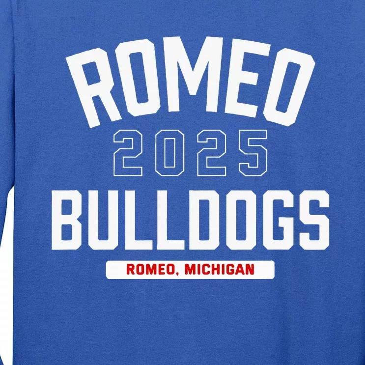 Romeo Bulldogs Romeo Michigan 2025 Long Sleeve Shirt