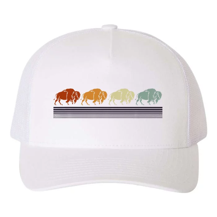 Retro Buffalo Yupoong Adult 5-Panel Trucker Hat