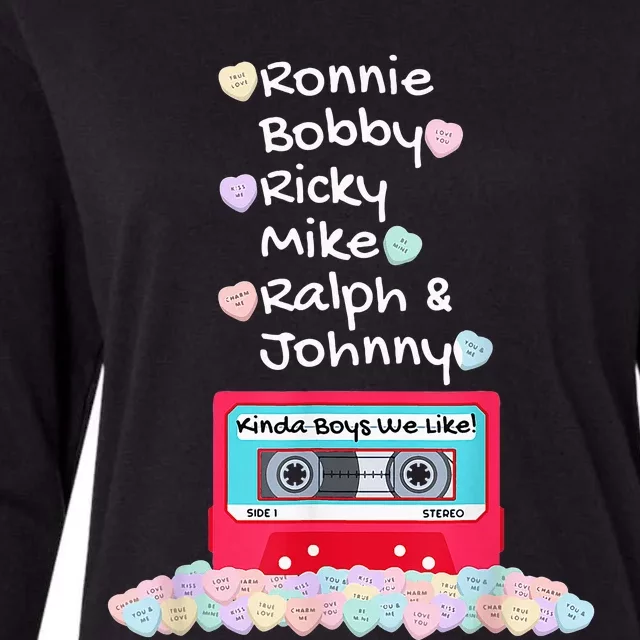 Ronnie Bobby Ricky Mike Ralph And Johnny Kinda We Like Womens Cotton Relaxed Long Sleeve T-Shirt