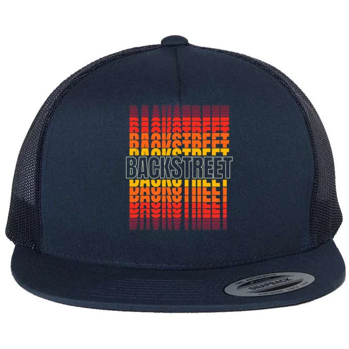 Retro Backstreet Flat Bill Trucker Hat