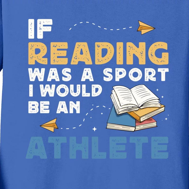 Read Books Reading Fanatic Reader Book Nerd Gift Kids Long Sleeve Shirt