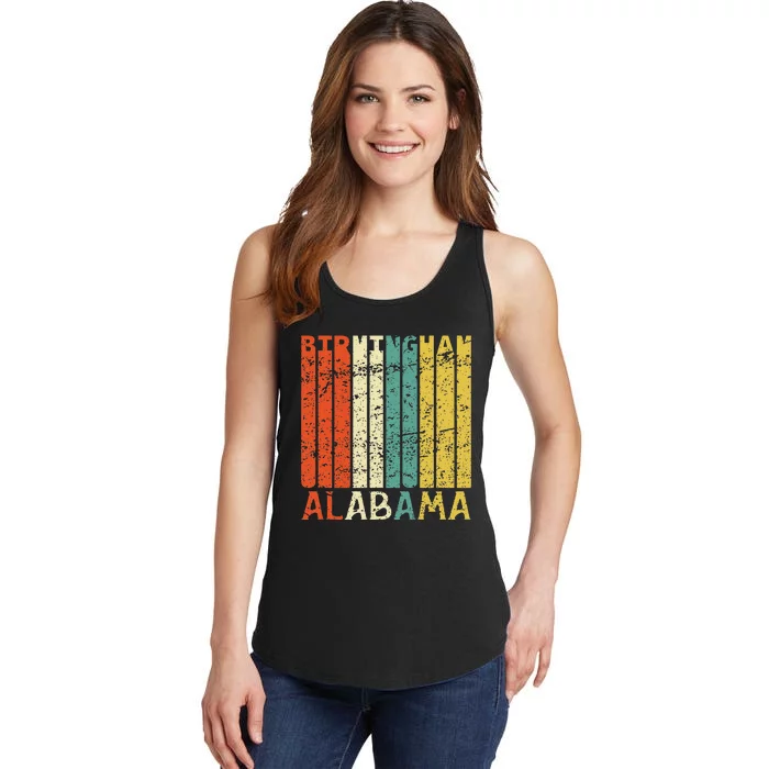 Retro Birmingham Residents State Alabama Ladies Essential Tank