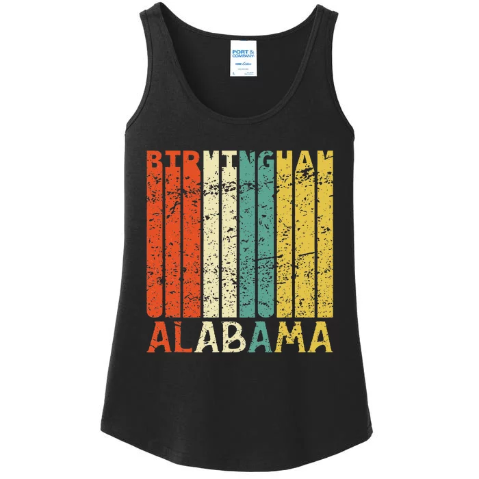 Retro Birmingham Residents State Alabama Ladies Essential Tank