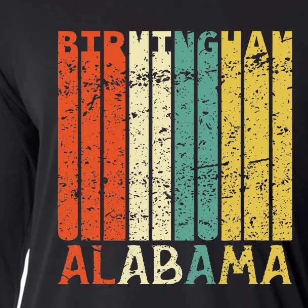 Retro Birmingham Residents State Alabama Cooling Performance Long Sleeve Crew