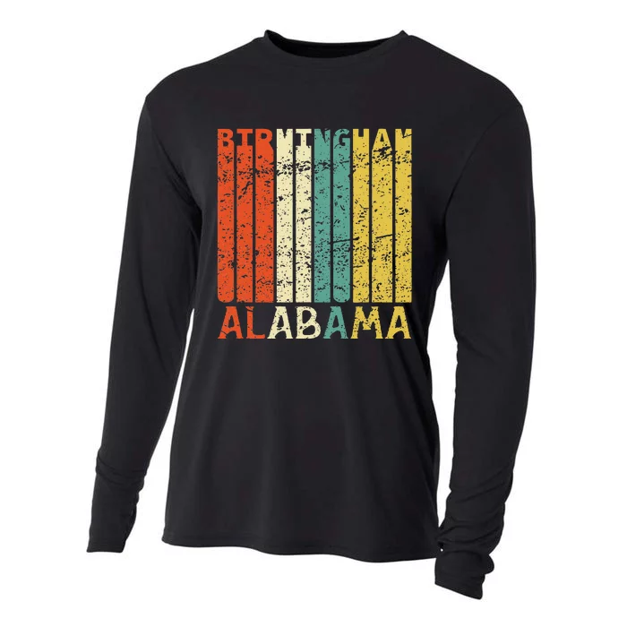 Retro Birmingham Residents State Alabama Cooling Performance Long Sleeve Crew