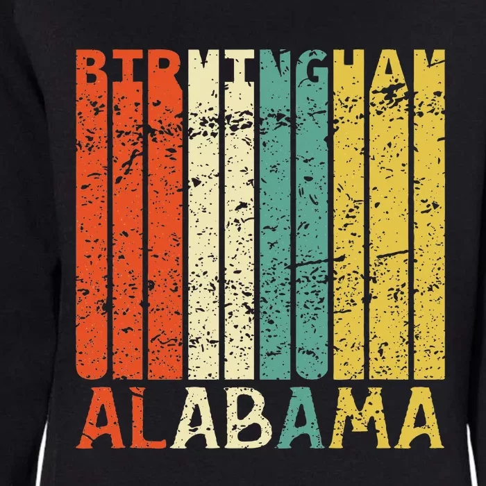 Retro Birmingham Residents State Alabama Womens California Wash Sweatshirt