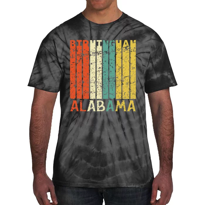 Retro Birmingham Residents State Alabama Tie-Dye T-Shirt