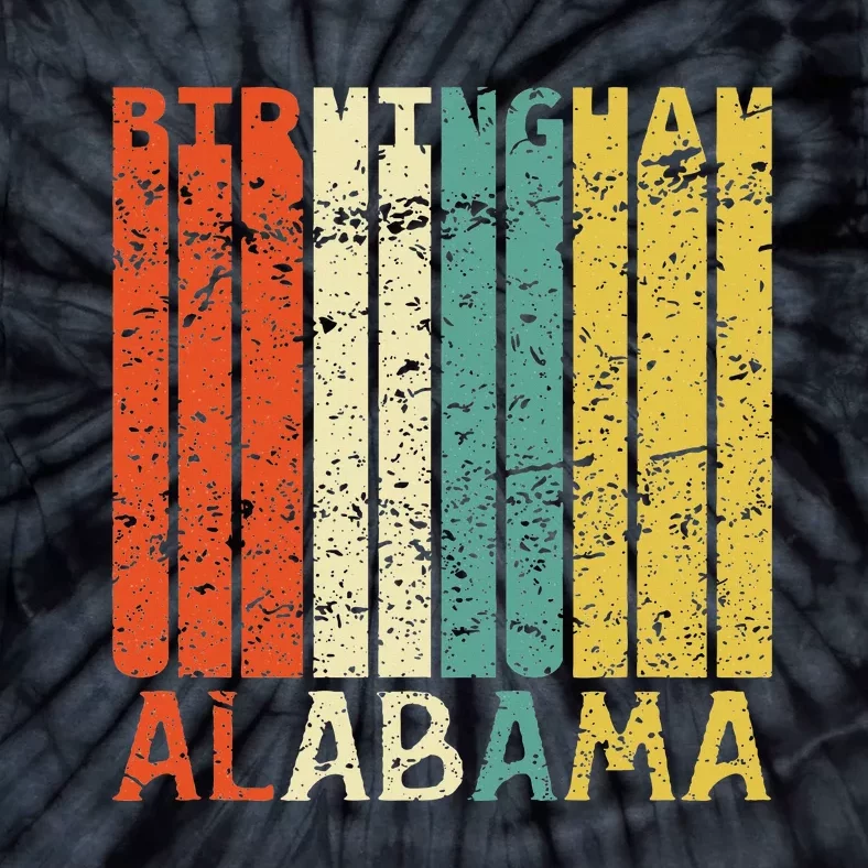 Retro Birmingham Residents State Alabama Tie-Dye T-Shirt