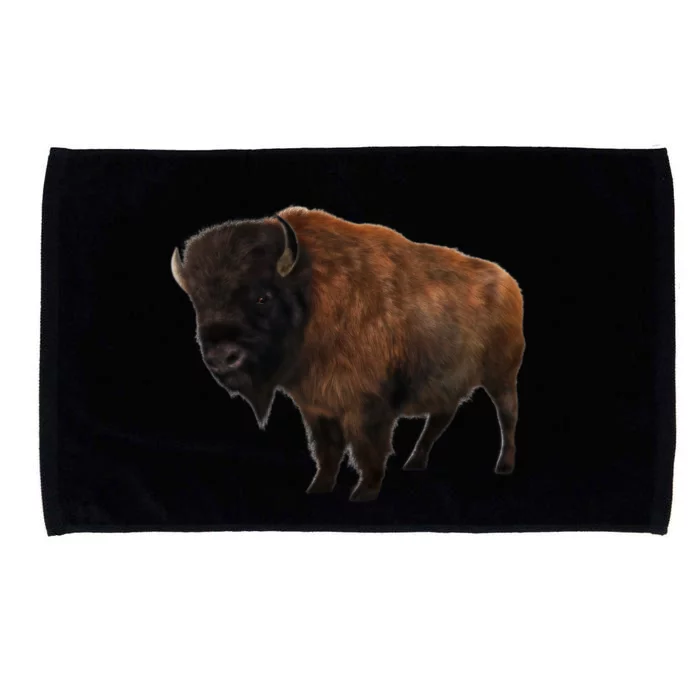 Realistic Bison Microfiber Hand Towel