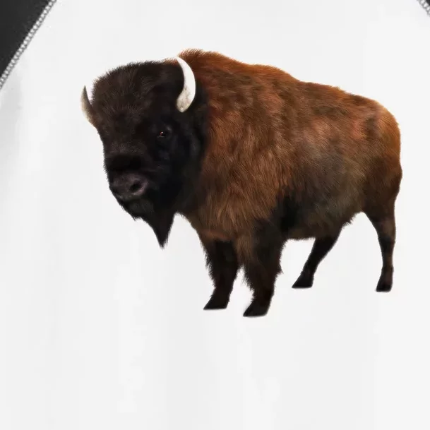 Realistic Bison Toddler Fine Jersey T-Shirt