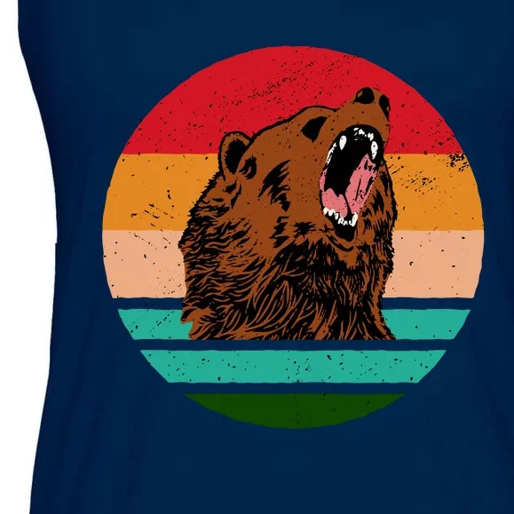 Retro Bear Ladies Essential Flowy Tank