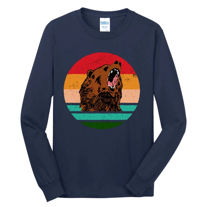 Retro Bear Tall Long Sleeve T-Shirt