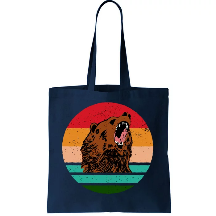 Retro Bear Tote Bag