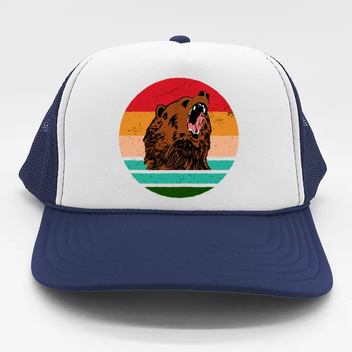 Retro Bear Trucker Hat