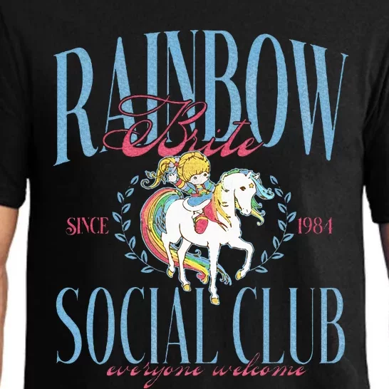 Rainbow Brite Social Club Since 1984 Everyone Welcome Pajama Set