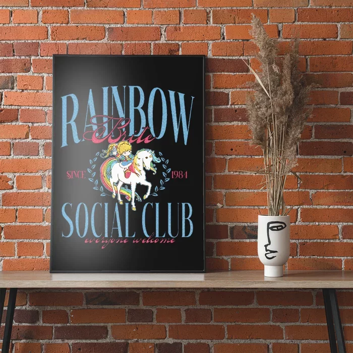 Rainbow Brite Social Club Since 1984 Everyone Welcome Poster