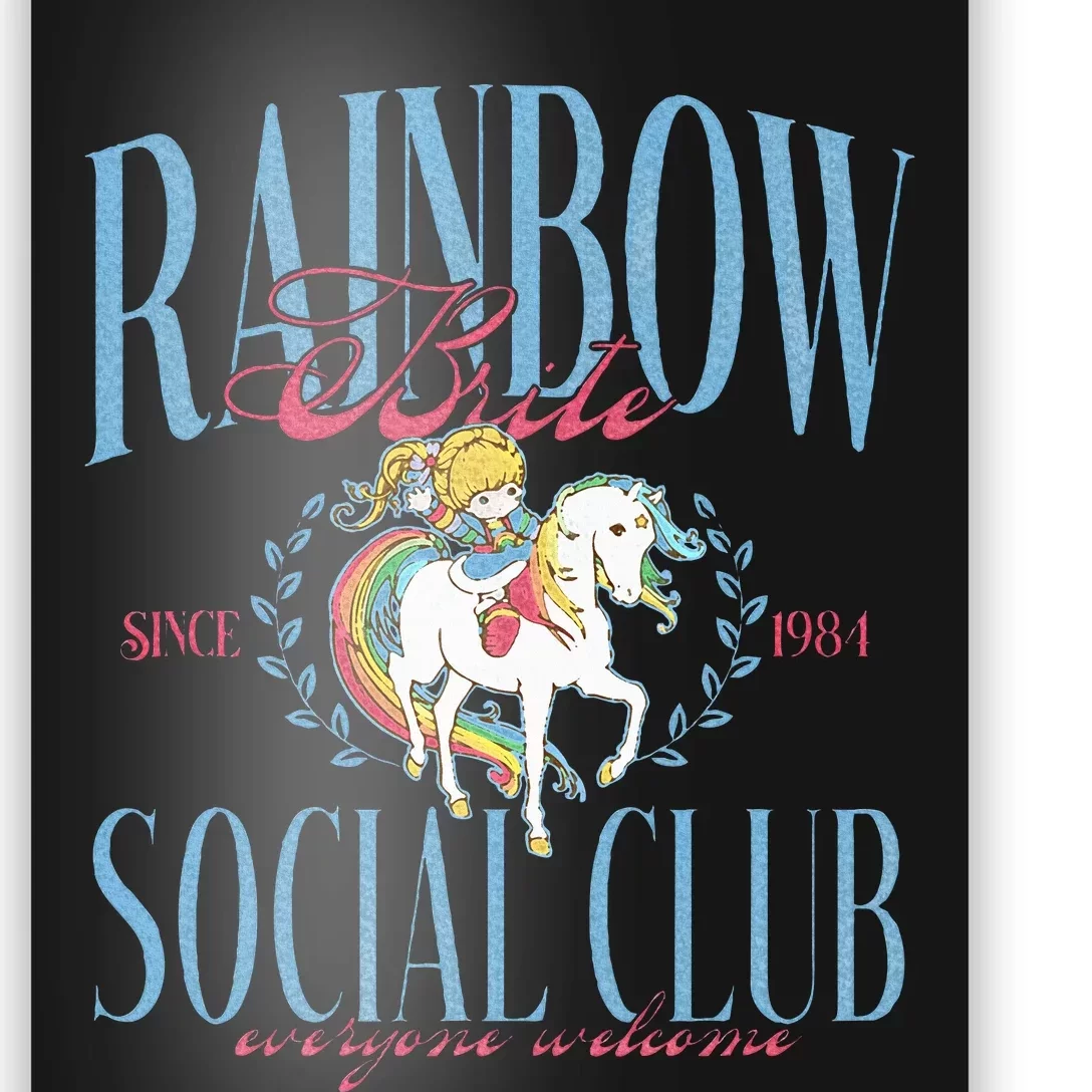 Rainbow Brite Social Club Since 1984 Everyone Welcome Poster