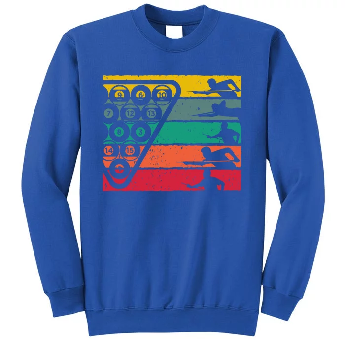 Retro Billiards Sport Gift Tall Sweatshirt