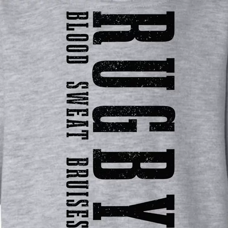 Rugby Blood Sweat Bruises Toddler Hoodie