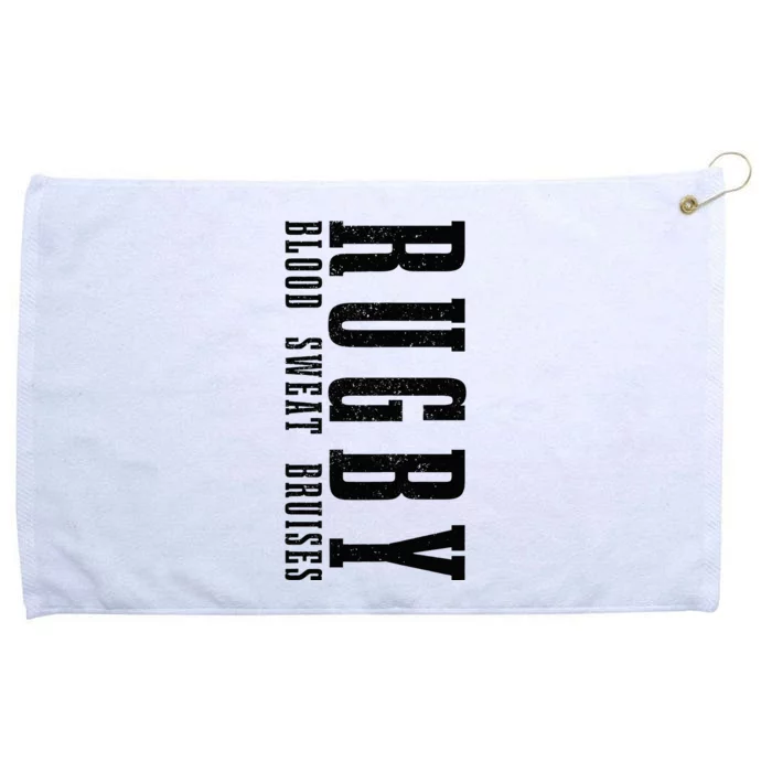 Rugby Blood Sweat Bruises Grommeted Golf Towel