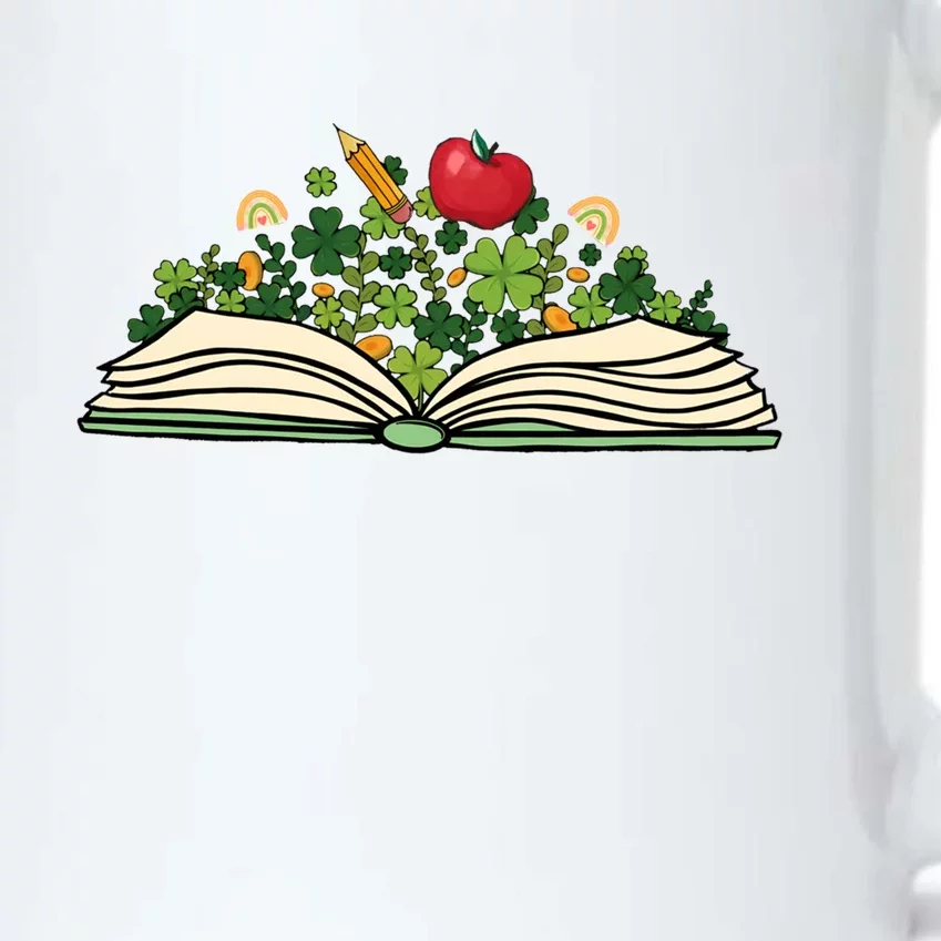 Reading Book St Patricks Day Reader Bookish Bibliophile Funny Gift Black Color Changing Mug