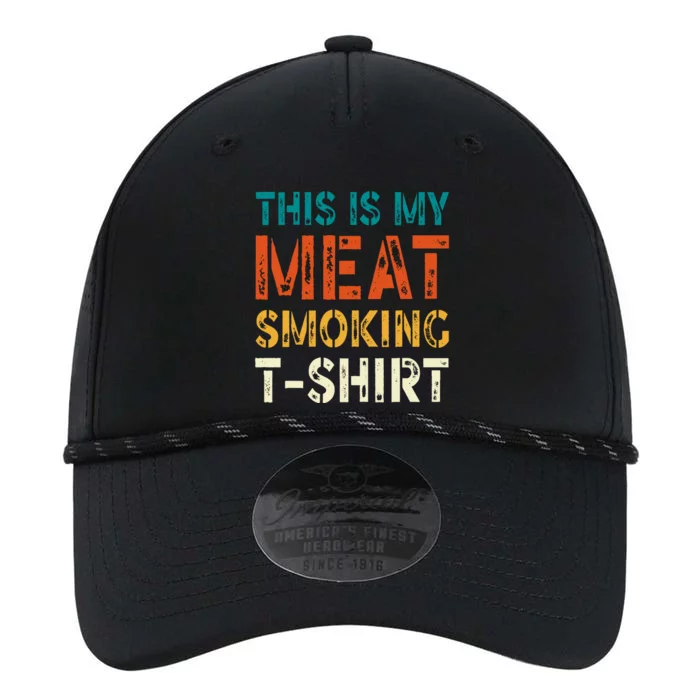 Retro Bbq Smoker Vintage Us Flag This Is My Meat Smoking Performance The Dyno Cap