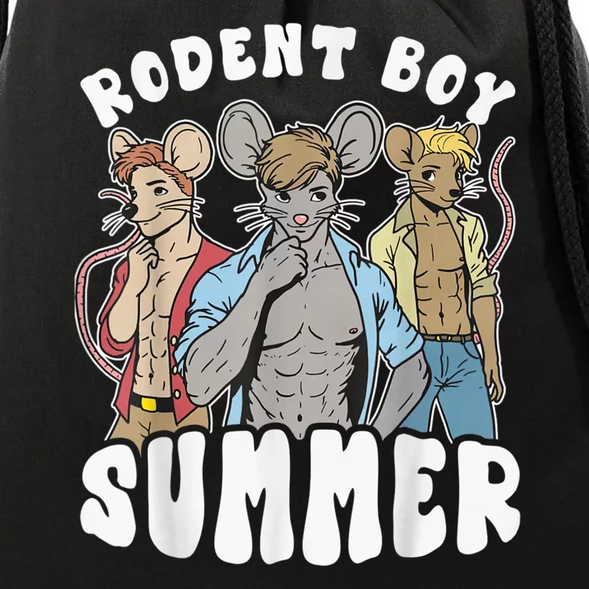 Rodent Boy Summer Drawstring Bag