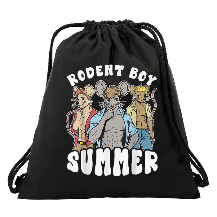 Rodent Boy Summer Drawstring Bag