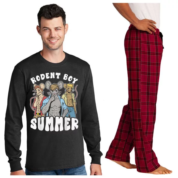 Rodent Boy Summer Long Sleeve Pajama Set