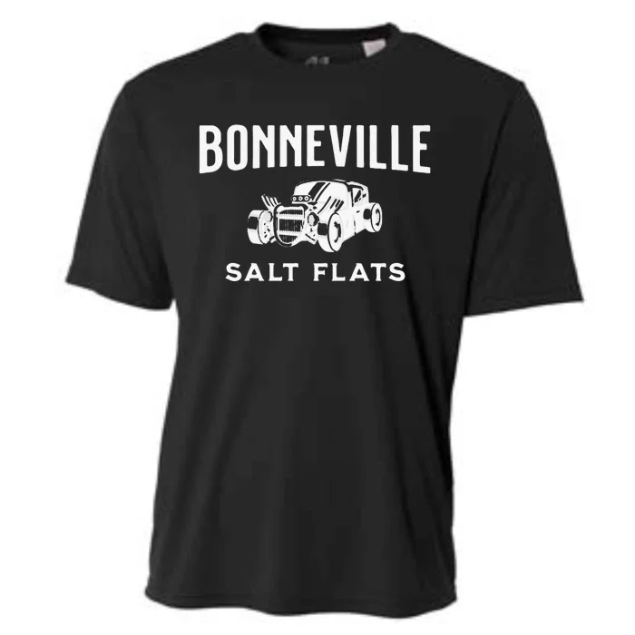 Retro Bonneville Salt Flats Utah International Speedway Cooling Performance Crew T-Shirt