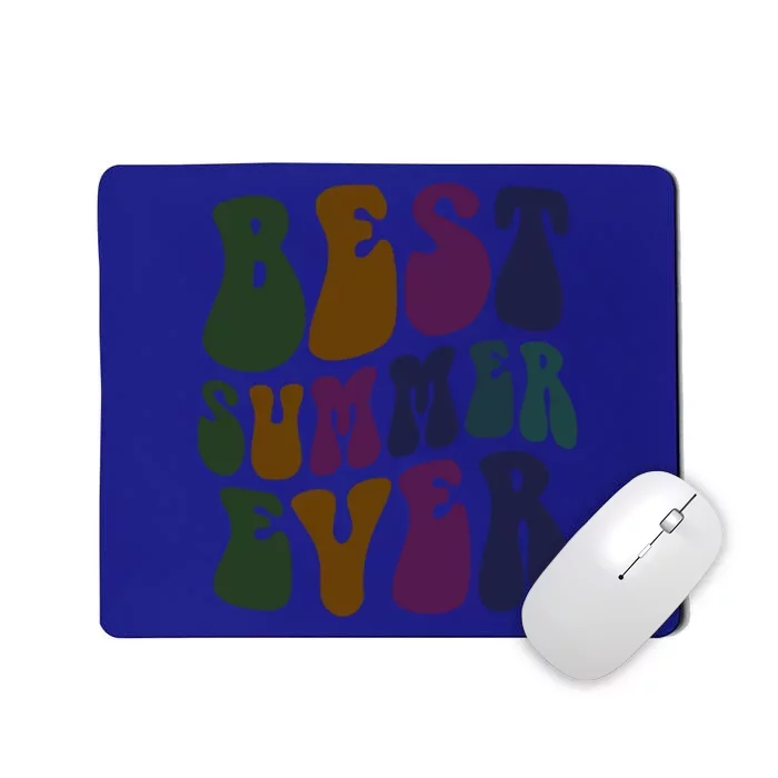 Retro Best Summer Ever Camp Crew Camping Staff Grill Chef Gift Mousepad