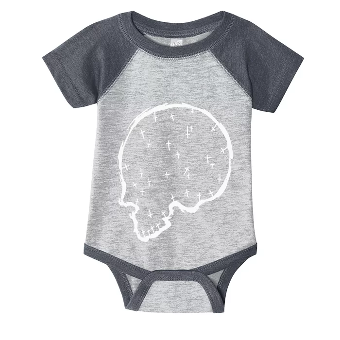 Real Big Skull Infant Baby Jersey Bodysuit