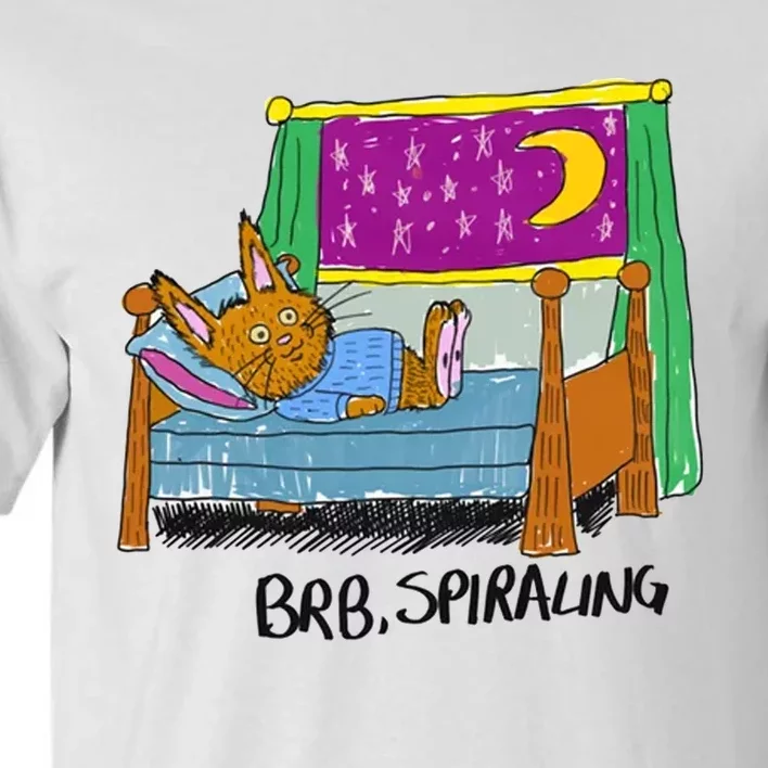 Rabbit BRB Spiraling Tall T-Shirt