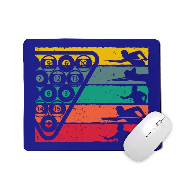 Retro Billiards Sport Funny Gift Mousepad